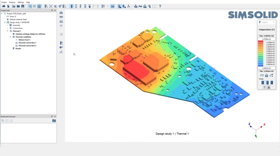 Analyse multiphysique thermique et structurelle avec SimSolid
