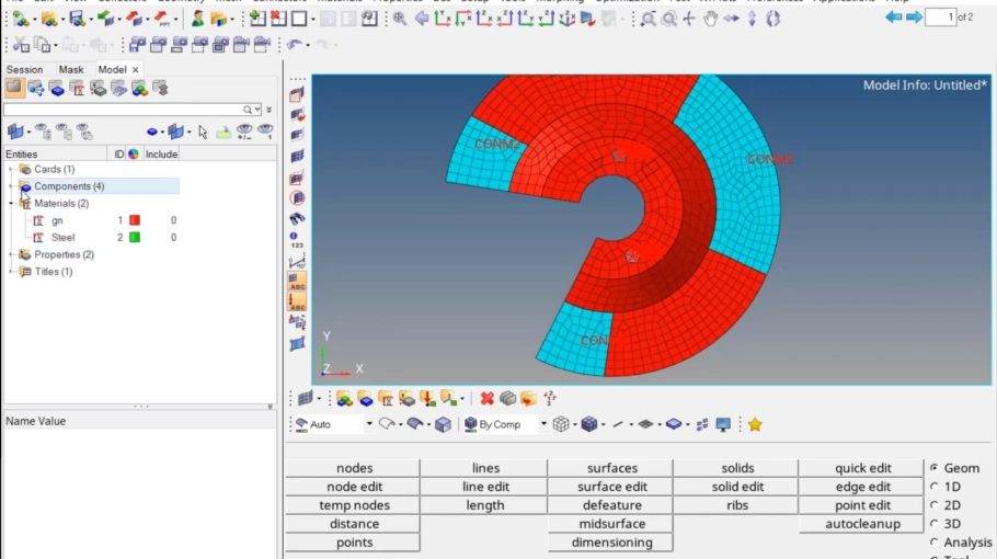 L'analyse modale avec Optistruct