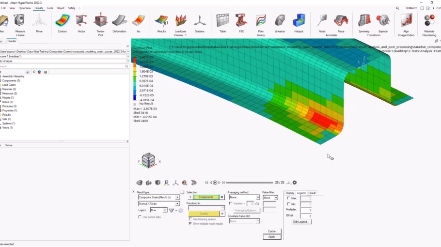 OptiStruct : Analyse & Post-Traitement de composites